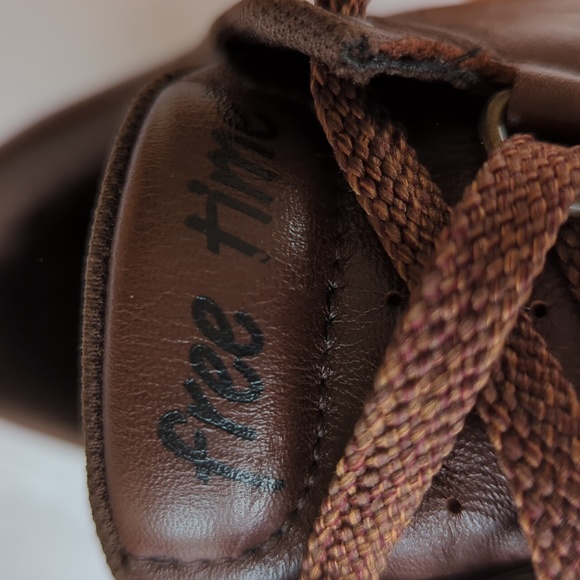 SAS Free Time Tripad Comfort Lace Up Walking Shoe 7N Teak Brown - Picture 4 of 16